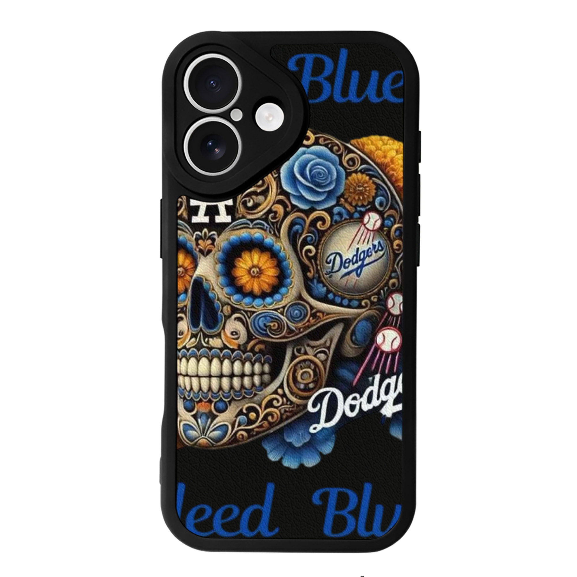  IPhone 16 Silicone Leather Case – UV Print, Lambskin Texture – Perfect Fit, Wireless Charging Compatible, Scratch Resistant, Precise Cutouts – Stylish Protection For IPhone 16